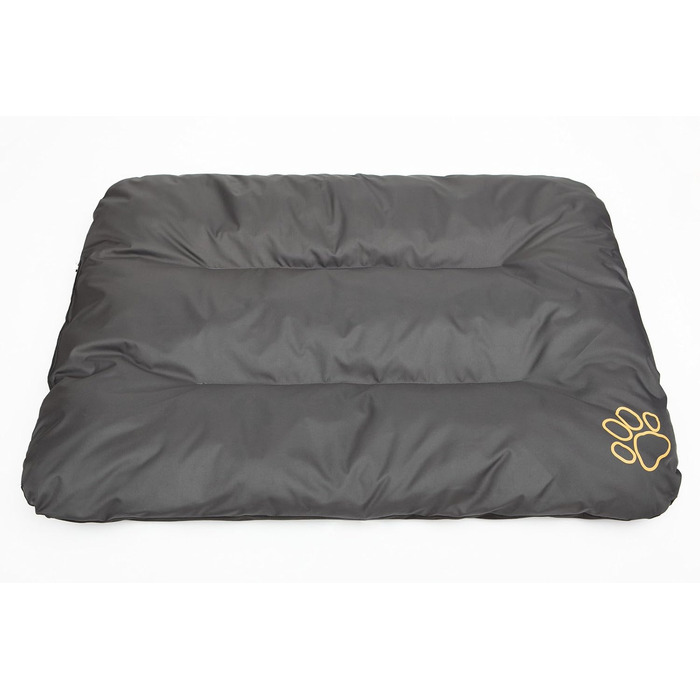 Матрац для собак, лежанка для собак великих, середніх та малих порід - водонепроникне собаче ліжко, м'яке лежання з піни, для вулиці та міцне собаче ліжко - 90x60x8 см (R2(100 x 70 см), сірий)