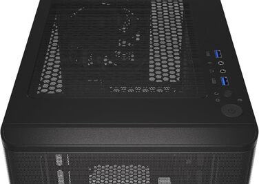 Корпус для ПК Endorfy Ventum 200 ARGB ATX з 4 вентиляторами 120mm ARGB, скло, Mesh-панель, широка сумісність з охолодженням