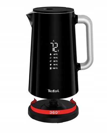 Електричний чайник Tefal KO851830, 1800 Вт, 1,7 л, чорний