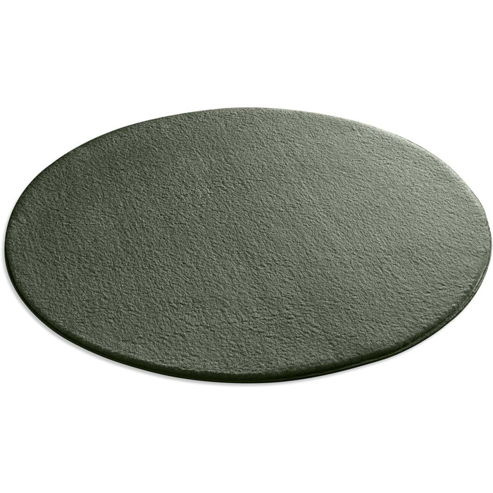 Килимок для ванної Taracarpet Fiona, антиковзаючий, пральний, 50x80 см, темно-зелений