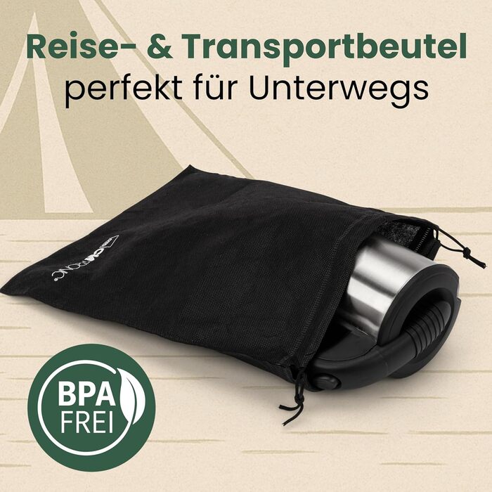 Електричний чайник Clatronic WKS 3692: 1,5 л, нержавіюча сталь, без BPA, для дому та подорожей (з чашкою)