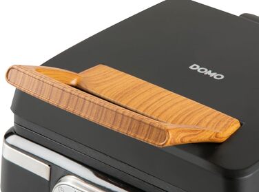 Вафельниця DOMO DO9280W для приготування бельгійських вафель з антипригарним покриттям, 1520W, білий/чорний