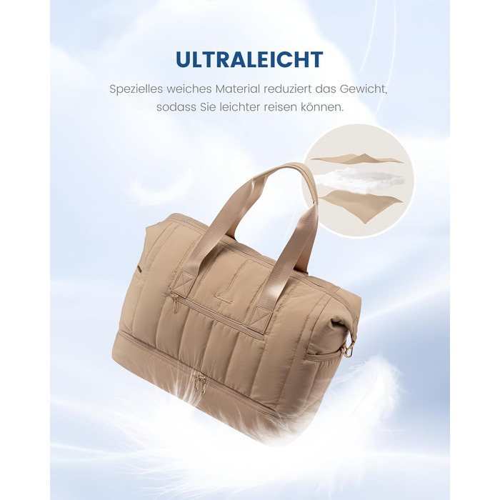 Сумка-валіза LOVEVOOK для жінок, дорожня сумка-шопер, велика містка сумка ручної поклажі з відділенням для взуття та мокрих речей, сумка для пологового будинку, спортивна сумка, дорожня сумка для подорожей, відпочинку, вихідних, фітнесу (40л-2шт, зелена)