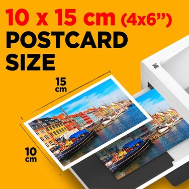 Фотодрук Kodak Dock Plus 4PASS Mobiler: принтер для фото 10x15 см + 10 листів фотопаперу (чорний)