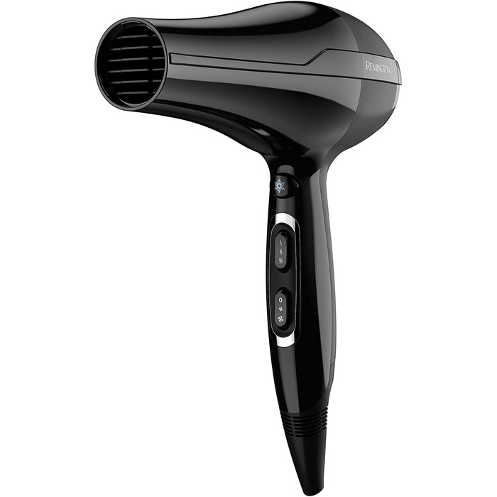 Фен Remington Haartrockner Profi Ionen Pro-Air AC5999: потужний, з іонізацією, 2300W, 130 км/год, AC мотор, холодний обдув, 3 режими нагріву, 2 режими обдування, насадки