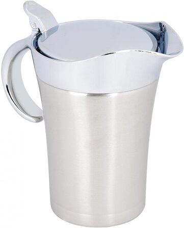 Saucepan, 304 Stainless Steel Saucepan with Flip Lid, Double-Insulated Sauce Pot, 450/750ml Dishwasher Safe (Large 750ml)