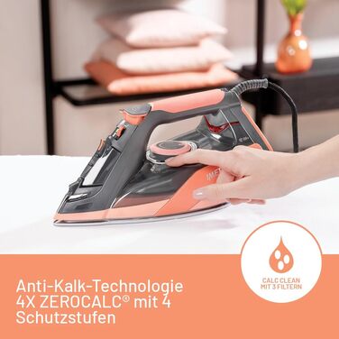Відпарювач Imetec Activation з керамічно-турмаліновою підошвою, 200 г/хв, ZeroCalc, 2400 Вт
