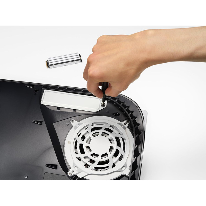 SSD Corsair MP600 Elite 1TB M.2 PCIe Gen4 x4 NVMe з кулером - для PS5 - Швидкість до 7000 МБ/с - Білий