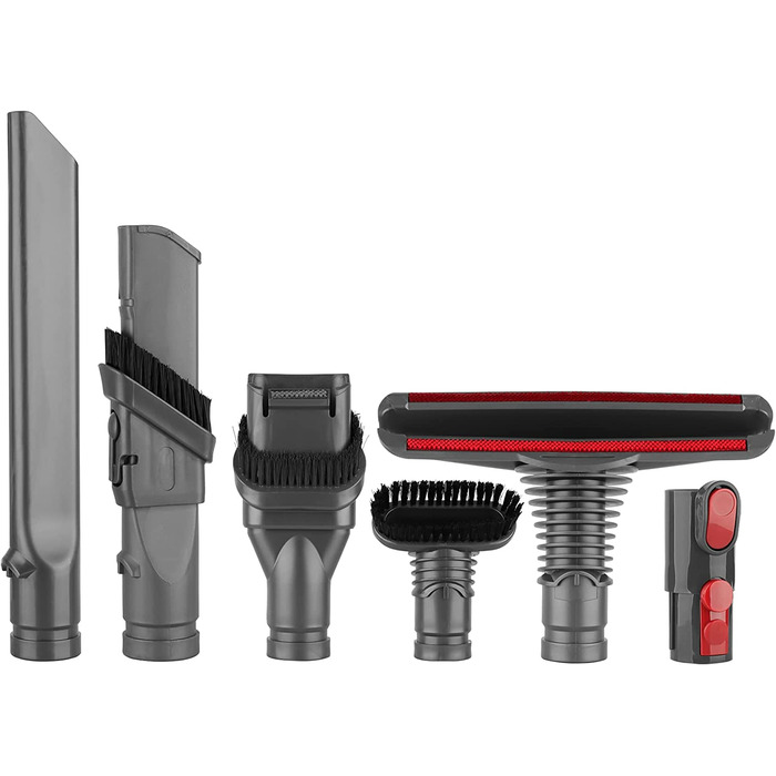 Accessory Kit Replacement for Dyson V8 V7 Vacuum Cleaner - Replacement Parts Brush Nozzle Floor Nozzle for Dyson V6 DC19 DC29 DC34 DC33 DC35 DC62 Handheld Vacuum Cleaner accessory Set (6 in 1)