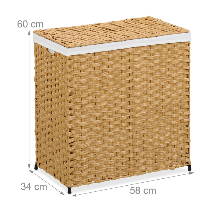 Кошик для білизни Relaxdays Rattan Look 110 л