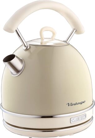 Ariete Vintage Electric Kettle - 1.7L, 2000W - Green/Beige