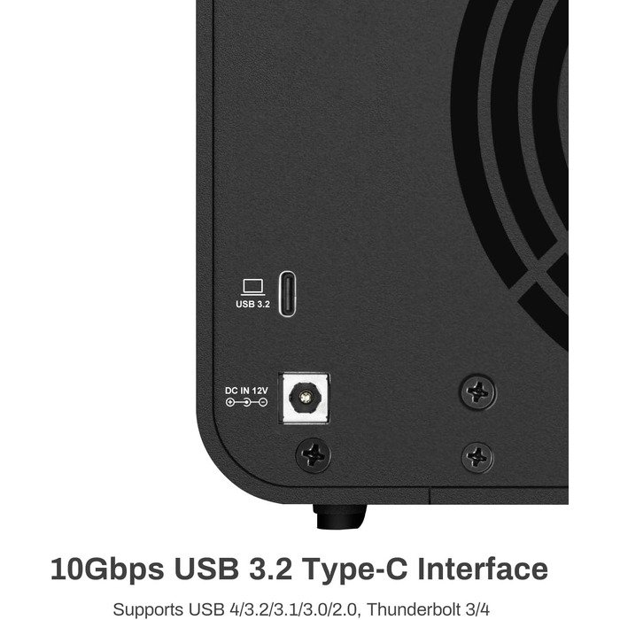 Зовнішній корпус для жорсткого диска Terramaster D4-320, 10Gbps, Diskless