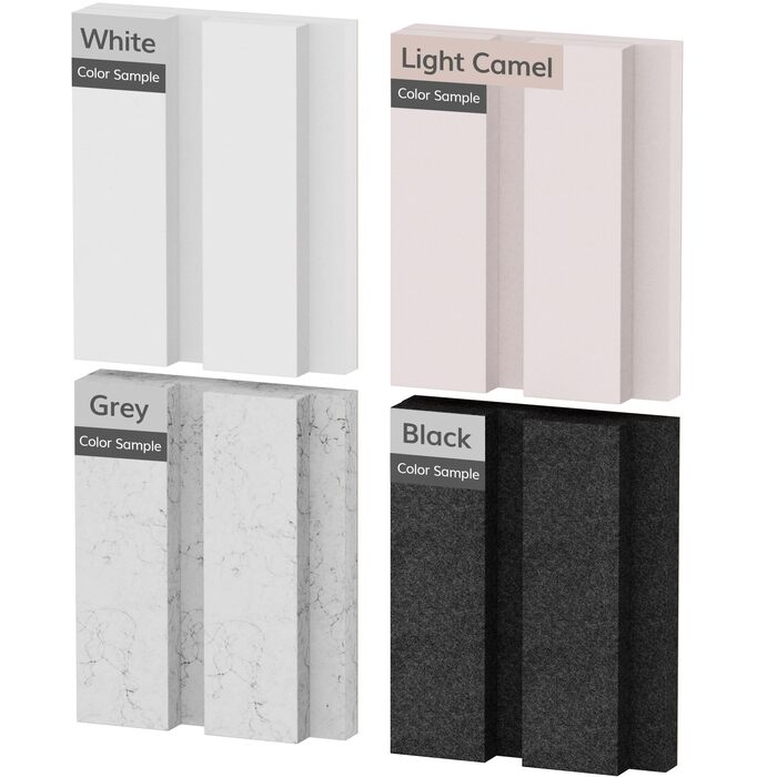 Акустичні панелі TONOR самоклеючі для звукоізоляції, шумопоглищаючі панелі для стін у студію, офіс та дім, 120x60x1.9 см, чорні (4 шт)