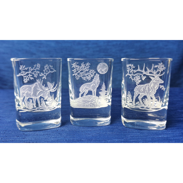 Набір стопок для горілки Art-Glass Myśliwskie, прозорі, 50 мл, 6 шт.