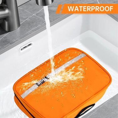 Сумка для туалетних аксесуарів Caping Oxford з 4 відділеннями (Оранжева)