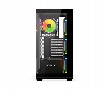 Корпус Krux Exo ARGB midi tower ATX, чорний