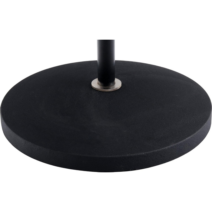 Pronomic DM-66S: Комплект динамічних мікрофонів – мікрофон для вокалу, мовлення, Rockabilly дизайн, зі штативом та XLR-кабелем, сріблястий/білий