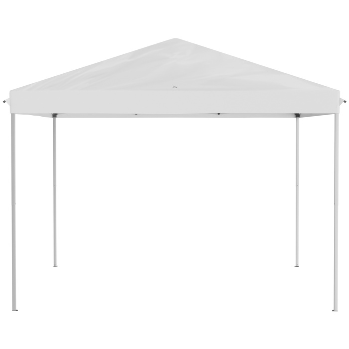 Outsunny Gazebo, approx. 3x3m, Water-Resistant, Stable, Winter-Proof Pop-Up Folding Gazebo with UV Protection, Foldable Party Tent, Garden Tent with 4 Side Panels, Bag Garden Gazebo for Camping Garden, Cream White | Aosom