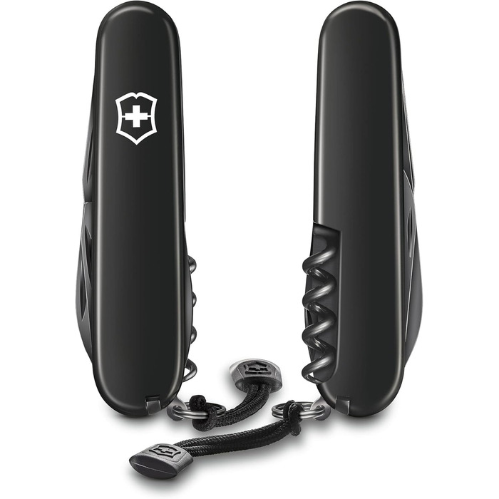 Мультитул Victorinox Spartan Onyx Black: Швейцарський ніж з 13 функціями, клинок, коркшик, відкривачка для консервів