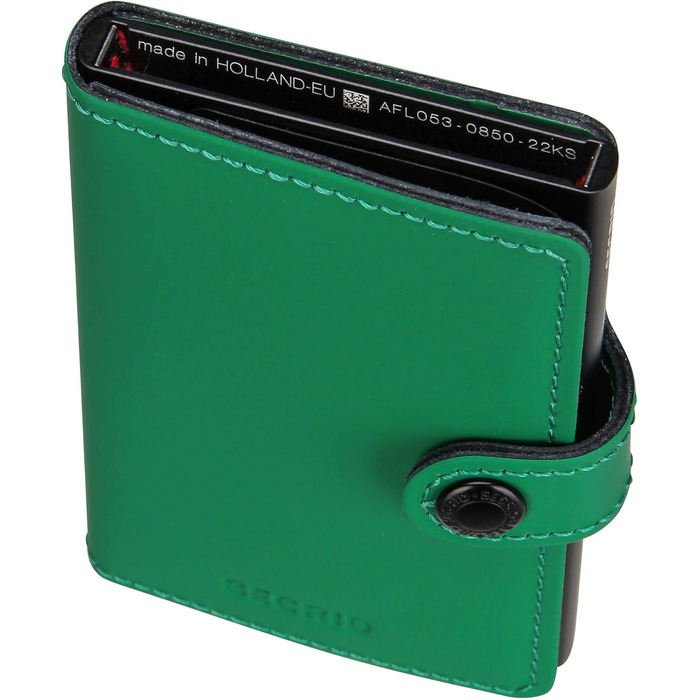 Гаманець Secrid Miniwallet Matte Bright Green (10.2 x 6.5 x 2.1 см) - Унісекс, компактний