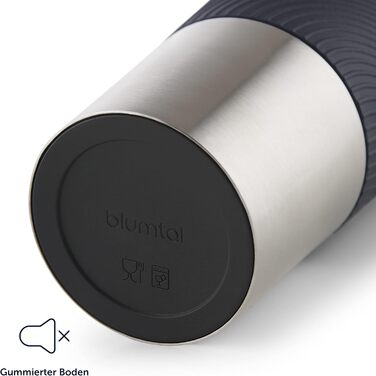 Термокружка Blumtal з нержавіючої сталі 350 мл, з герметичним кришкою, для кави та напоїв, кольори: антрацит, Dark Ocean Blue