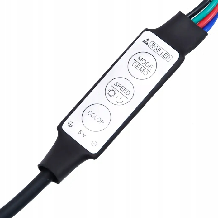 Шафа у ванну кімнату з дзеркалом та RGB LED-підсвіткою, дуб димчастий, 100x12