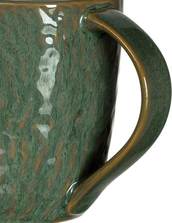 Керамичні чашки Leonardo Matera, 6 шт., сірі, 430 мл, для кави та чаю, миє в посудомийній машині, підходять для мікрохвильової печі