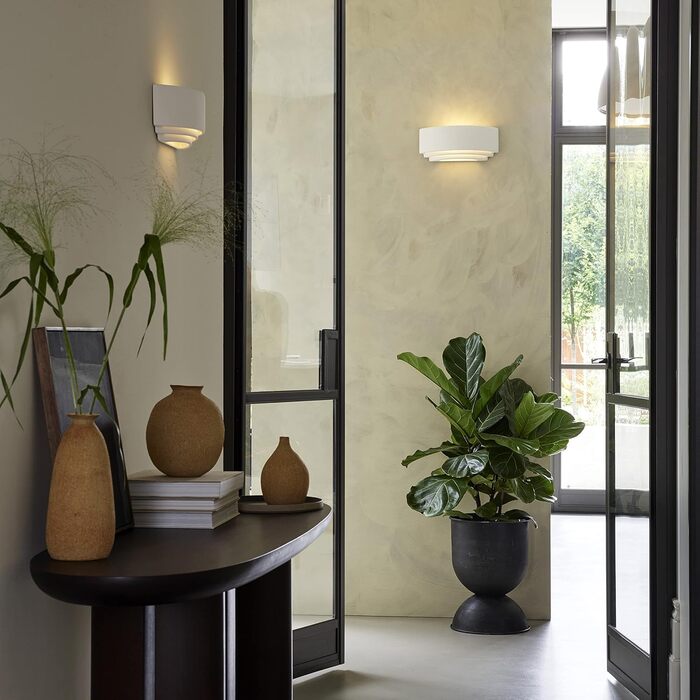 Astro Amalfi 315, dimmable interior wall light (ceramic) E27/ES – compatible with smart bulbs, designed in the UK – 1079001 – 3-year warranty