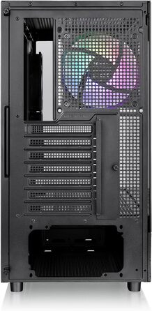 Thermaltake View 270 Plus WS: Корпус ПК Midi-Tower ATX з темперованим склом, дерево, 3х120mm ARGB вентилятори, USB-C, підтримка радіатора 360mm, білий