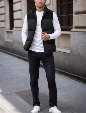 Чоловіча жилетка AIEOE з утеплювачем, без рукавів, тепла зимова жилетка з корду, для активного відпочинку, розміри EU S-3XL