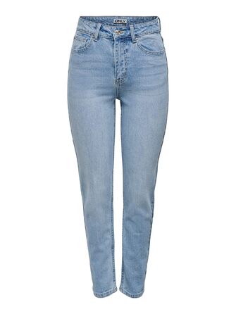 Жіночі джинси прямого крою ONLY ONLEMILY Hohe Taille, світло-синій денім, 26W 34L