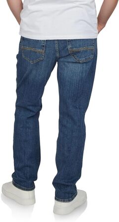 Чоловічі джинси MUSTANG Washington Stretch Straight Fit сині, чорні (30-44 / 32L-38L) - Оригінал
