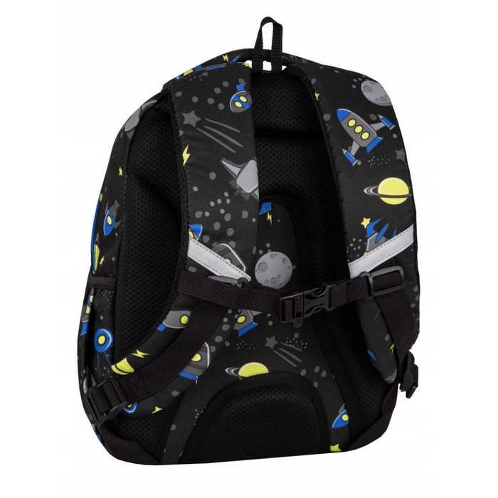Багатовідсінковий шкільний рюкзак CoolPack, чорний, 21 л