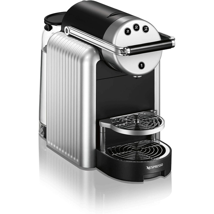 Nespresso Professional Zenius Coffee Machine including 50 Coffee Capsules - Coffee Maker for Small Offices - Silver Machine Starter Pack