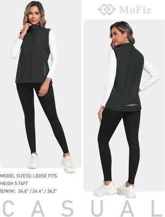 Жіноча софтшеллова жилетка MoFiz для активного відпочинку: трекінг, вандерінг, біг. Сіра, M