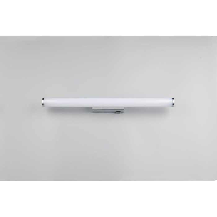 Trio Leuchten LED Bathroom Wall Light Mattimo 283274106, Metal Chrome, White Plastic, 4.3 Watt LED (Width 60cm)