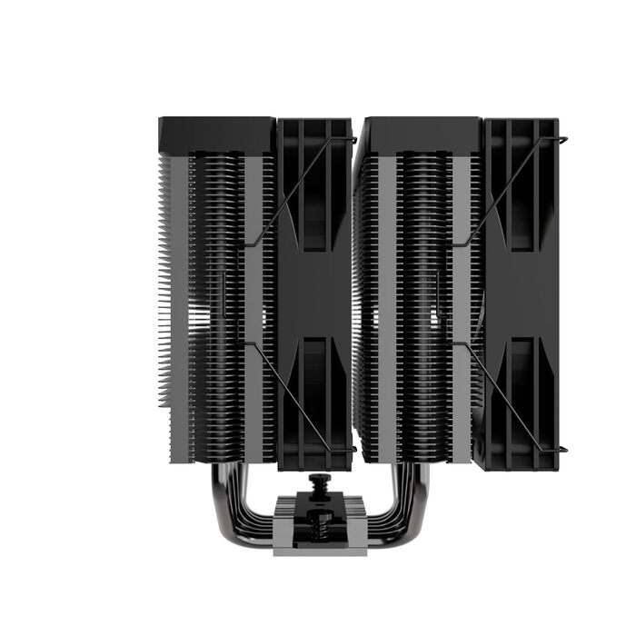 Система охолодження CPU ENERMAX ETS-T60D з 2 вентиляторами 120mm PWM, гідравлічним підшипником та 4 тепловими трубами (6mm), підтримка TDP 200W+, AM5/AM4/LGA1851/1700/115x