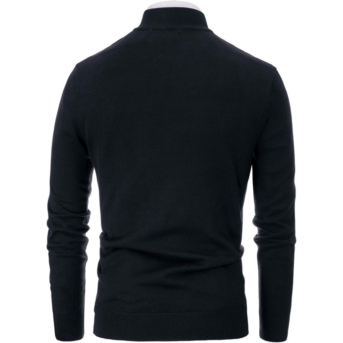 Кардиган чоловічий PJ PAUL JONES з коміром-стійкою та блискавкою, темно-синій (M)