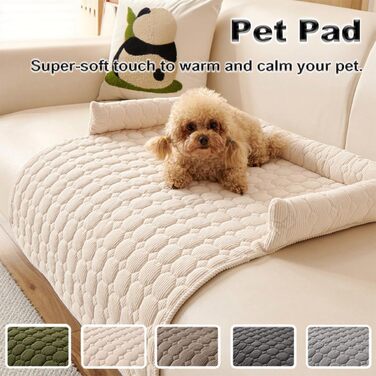 М'яке ліжко-лежанка для собак, софа з бортиком, захист дивану, 75x75 см, темно-сірий