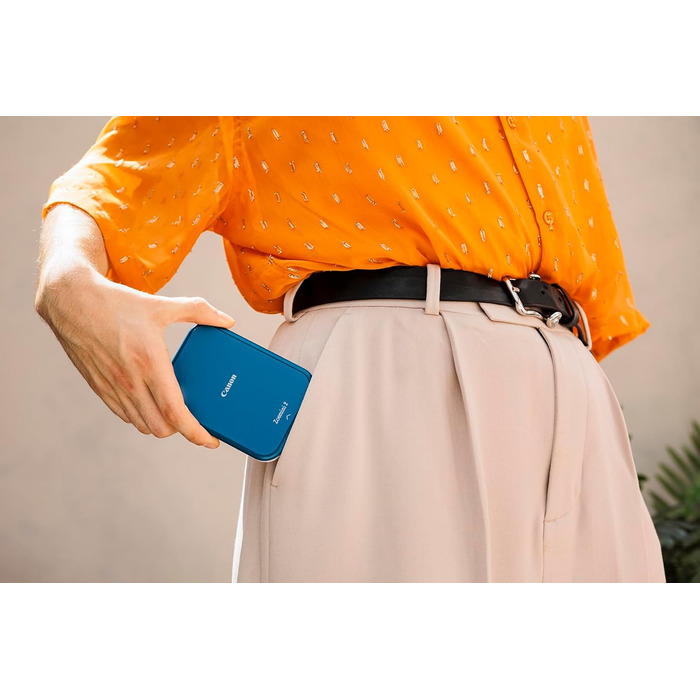 Canon Zoemini 2: Компактний фотодрук - миттєвий друк зі смартфона, Bluetooth 5.0, USB-C зарядка, рожеве золото