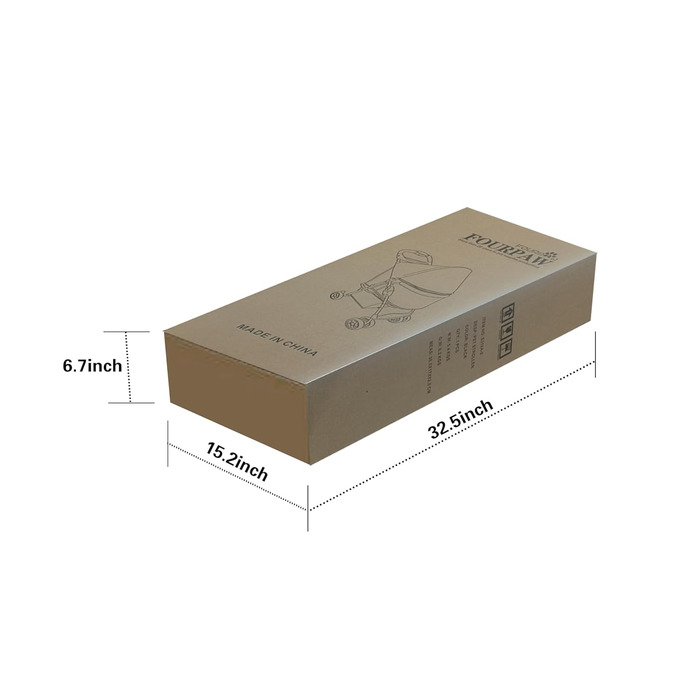Дитяча коляска для тварин з замком, 4 колеса, кошик для зберігання, тримач для напоїв, для котів та собак
