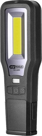 Мобільна майстерня ліхтар KS Tools 550 Лм, чорний, складаний