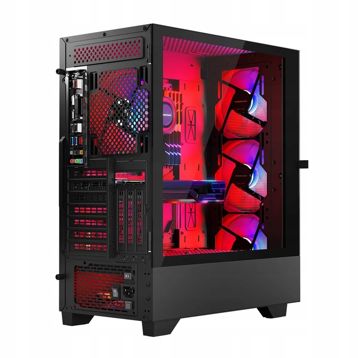 Корпус MODECOM Siroco Flow ARGB Midi Tower, чорний