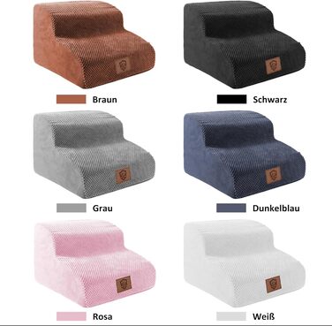 Сходинки для собак Zvonema: 3 сходинки, водонепроникні, з антиковзким покриттям, 60x40x40 см