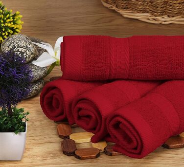 Utopia Towels - 8-Piece Cotton Towel Set with Hangers - 2 Bath Towels, 2 Hand Towels, and 4 Washcloths - (Electric Blue)