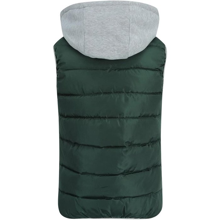 Легка зимова жилетка YOUTHUP West Daen з капюшоном для активного відпочинку та повсякденного носіння (XXL, Зелений)