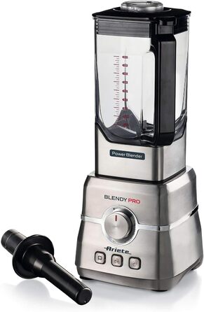Ariete 577, Blendy Pro Power Blender, Stainless Steel, 2-Liter Capacity, 6 Blades, 6 Speeds, Pulse, Ice Crushing, Smoothie, EK1, 2000 Watts, 32000 RPM