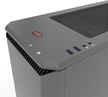 Корпус Phanteks Eclipse P400 Steel ATX Mid Tower чорного кольору з темноватим склом, серія P400