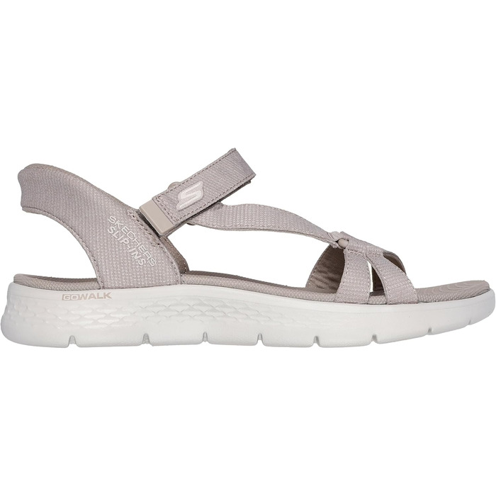 Сандалі жіночі Skechers Go Walk Flex Illuminate Hands Free Slip-ins Taupe 36 EU