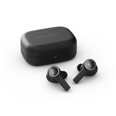 Bang & Olufsen Beoplay EX: Бездротові Bluetooth навушники з шумозаглушенням, чорні. До 28 годин роботи, водонепроникні для спорту та повсякденного використання з кейсом для зарядки